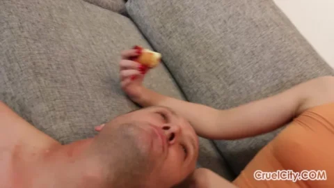 Anne Love Spitting Chewed Apple into This Losers Mouth