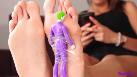 Cock Trample City – Taped to Barefoot