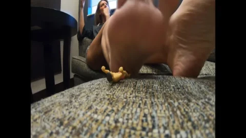 Mikayla Miles – My little foot man enjoys