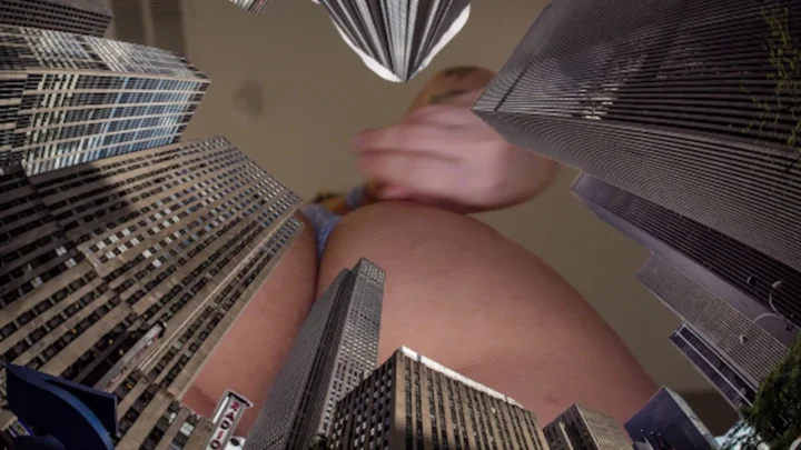 Larger Than Life – Mia Hope In Tiny City Terror Giantess