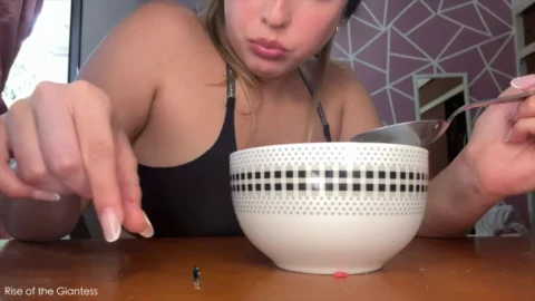 Rise Of The Giantess – Breakfast Time Giantess Gabriela