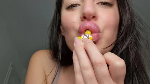 Tattooed Temptress – Vore Giantess Swallows Little Explorer